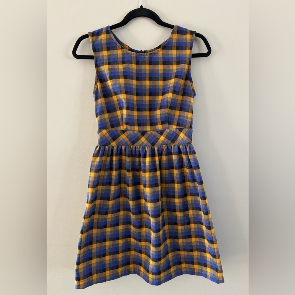 Vintage Inspired Plaid Dress Size Small